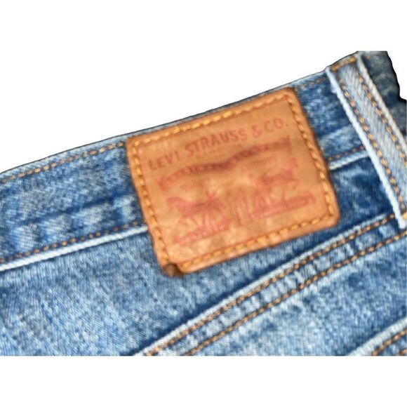 Levi's Blue Jean Shorts for Women - Picture 5 of 16